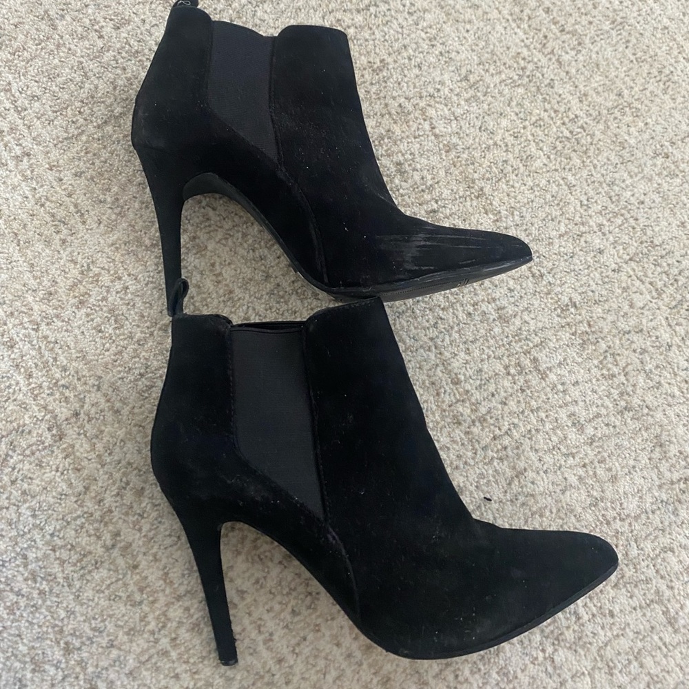 Black Ankle Boot Heels